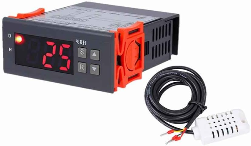 Pandiki MH13001 AC220V Digital Air Humidity Controller Humidity Controller,1% 1% RH - 99% RH Hygrostat Humidistat Humidification Dehumidification Tool