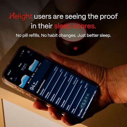 Helight Red Light Therapy Sleep Device – 630nm Pure Red Light Lamp Sleep Aid to Support Deep Relaxation – Rest Lamp Backed by Science for Adults & Kids Bedrooms - Image 5