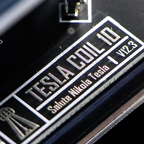 Vastarry 10 Cm Solid State Music Tesla Coil Artificial Lightning Desktop Toy Electric Power Wireless Transmission Model Science Experiment Tool #TOP3