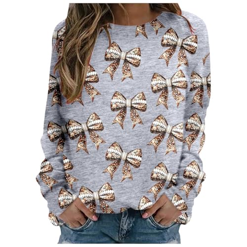 Sweatshirt femme à manches longues imprimé vêtement mode décontractée taille M