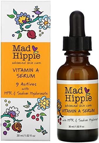 Mad Hippie Skin Care Products Vitamin A Serum, 1.02 Ounce