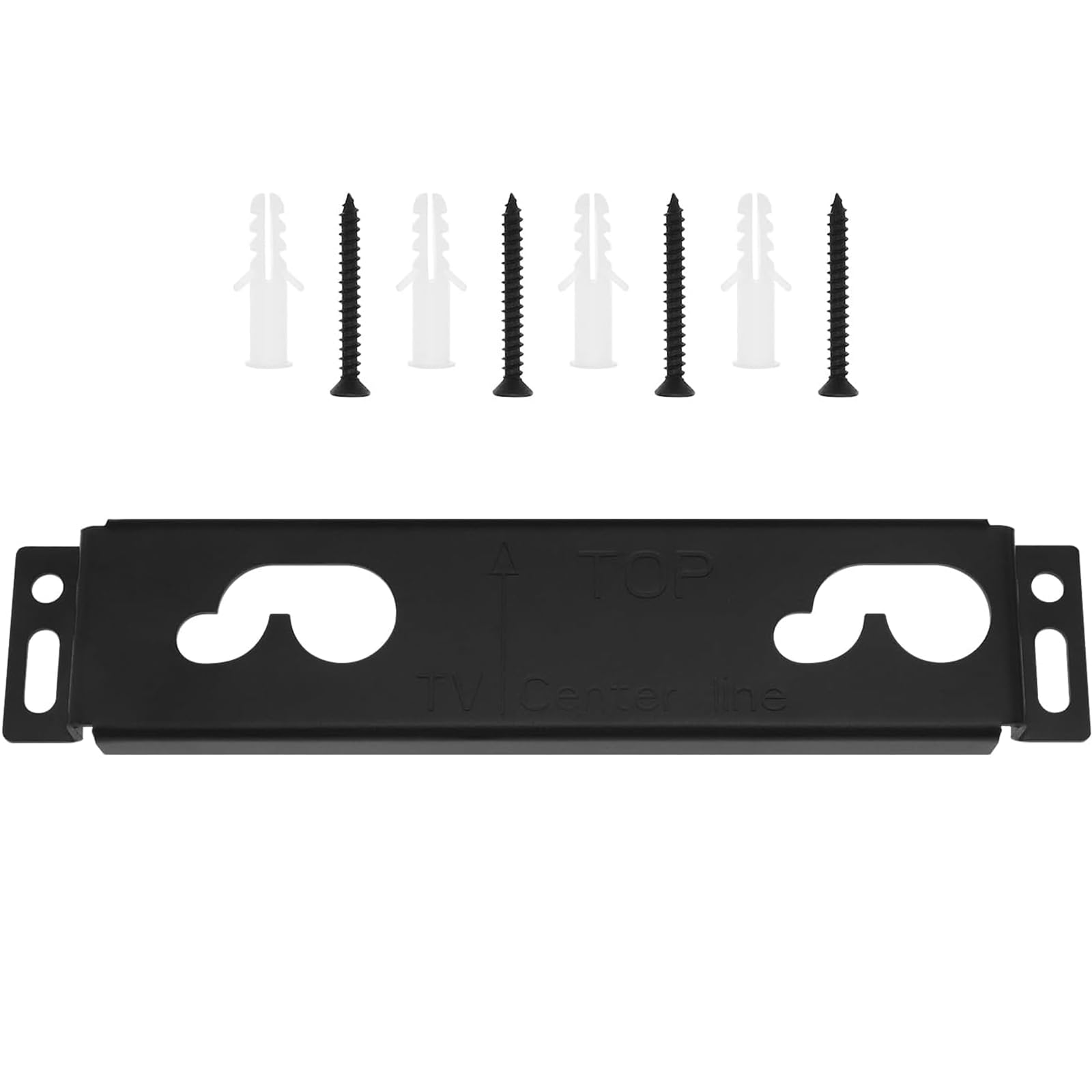 Vokowin Black Wall Mount Bracket Soundbar Shelf Compatible with Soundbar AAA74310301 MAZ63344001 LAS260B LAS454B NB3530A
