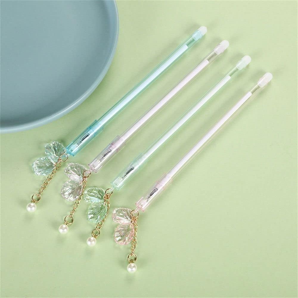 1Pc Random Color Gel Pen Pendant Pen Cute Drifting Bottle Bear Pendant Gel Pen Stationery Sweet Lovely Erasable — view 4