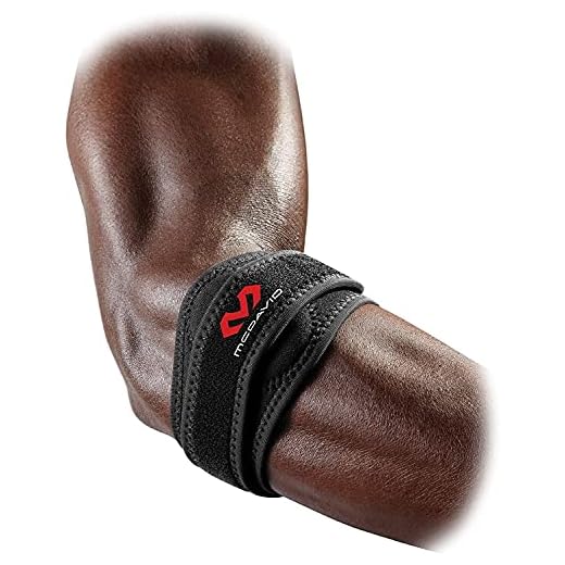 McDavid 489 Elbow Strap with Pads, Medium , Black