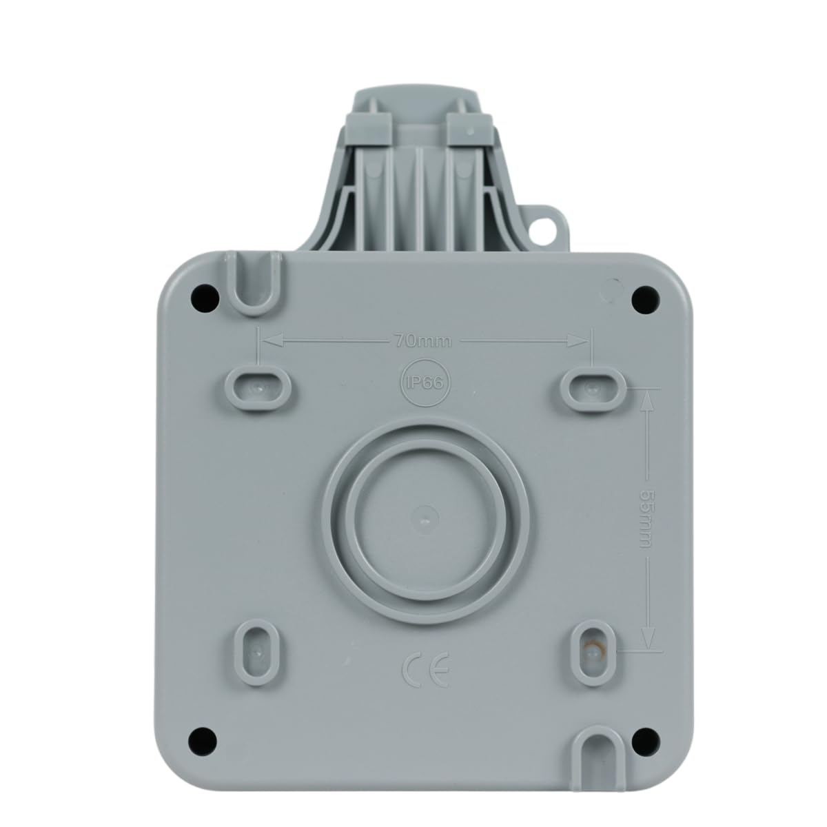 Boîtier RJ45 mural étanche IP 66-1 port | Cat.6A, Prise RJ45 1 port murale étanche équipée catégorie 6A