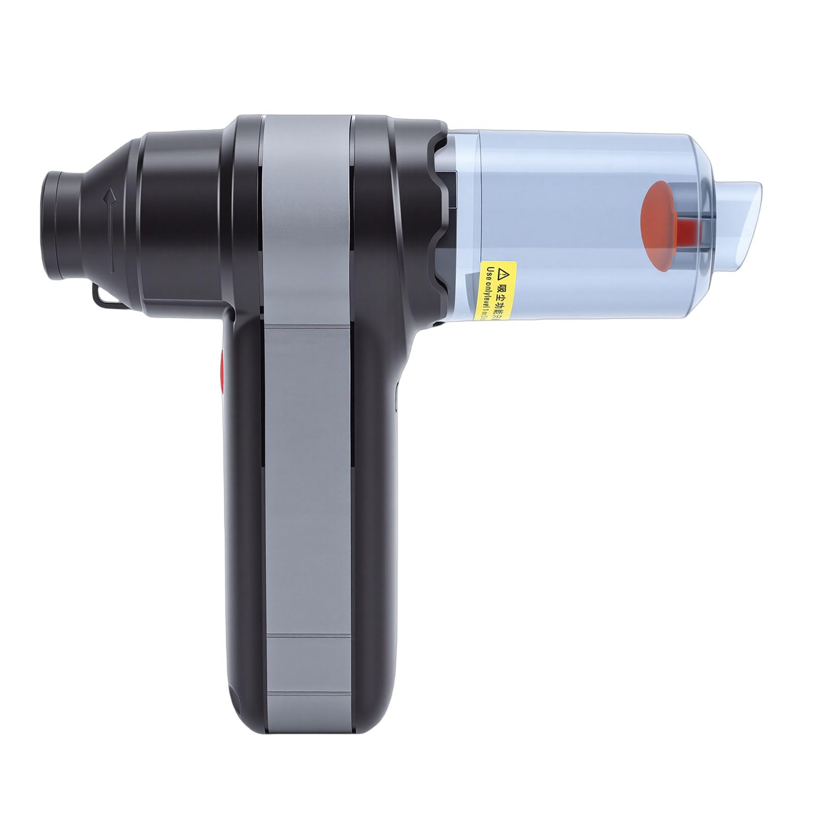 Cocoarm Spolverino Elettrico, Aspirapolvere per Auto Portatile in Lega di Alluminio ABS, Motore Brushless da 90000 Giri/min, Ricaricabile USB 16000mAh, per la Pulizia Esterna 'Auto del PC