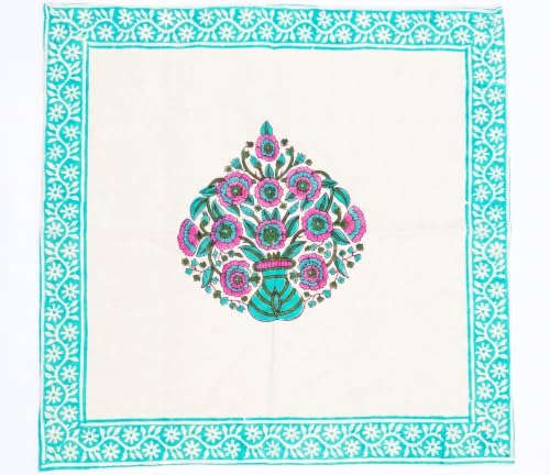 Image of BLOCKS OF INDIA Hand Block Print Cotton Table Napkin (Color 10)