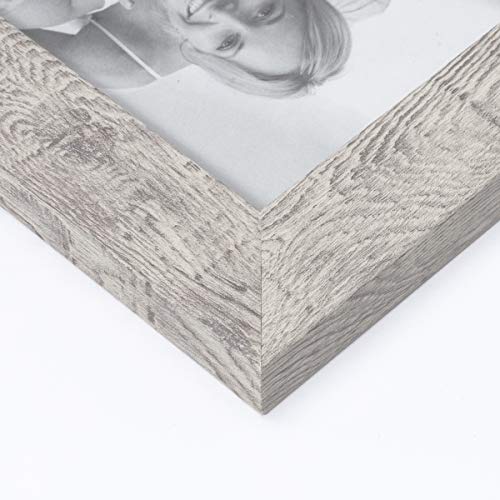 Boichen Picture Frames 5X7 (6-Pack) - Rustic Distressed Farmhouse Frame - Photo Frame With Glass Cover Ready To Hang Or Stand #TOP6