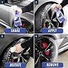 SONAX Tire Cleaner | Powerful Foaming Spray Removes Tire Grime, Brake Dust & Old Dressings | Safe on All Tires & Wheels | Deep Black Finish & Shine Enhancer | Professional Strength | 269400 | 750 ml