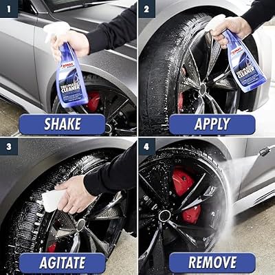SONAX Tire Cleaner | Powerful Foaming Spray Removes Tire Grime, Brake Dust & Old Dressings | Safe on All Tires & Wheels | Deep Black Finish & Shine Enhancer | Professional Strength | 269400 | 750 ml