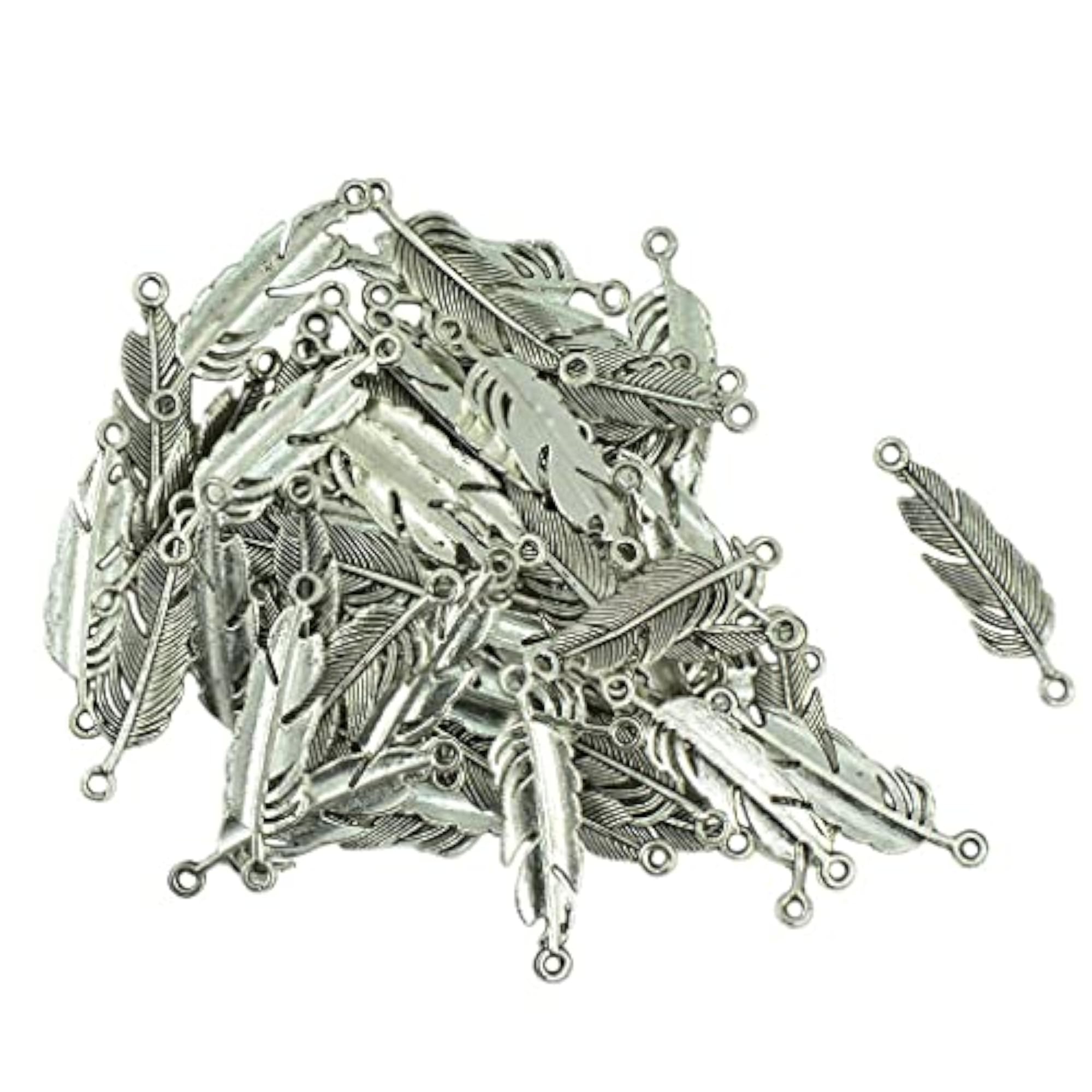 150 Pieces Tibetan Silver Angel Wing Spacer Beads