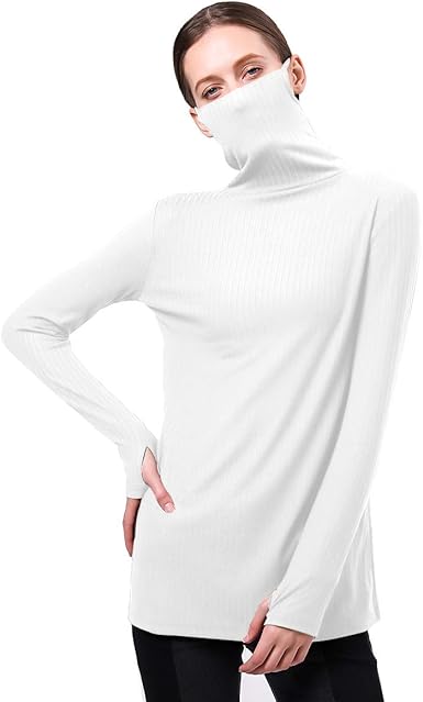 white face turtleneck