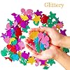 TTSAM Glitter Colorful Sea Animals Shapes Foam Stickers Self Adhesive Craft Supplies for Greeting Cards DIY Scrapbooking Cards Wall Art Decor Home Decoration (Random Colors) #3