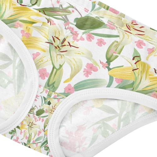 Lilies Delicate Pink Blossoms Toddler Girls's Underwear 2T 202c14564
