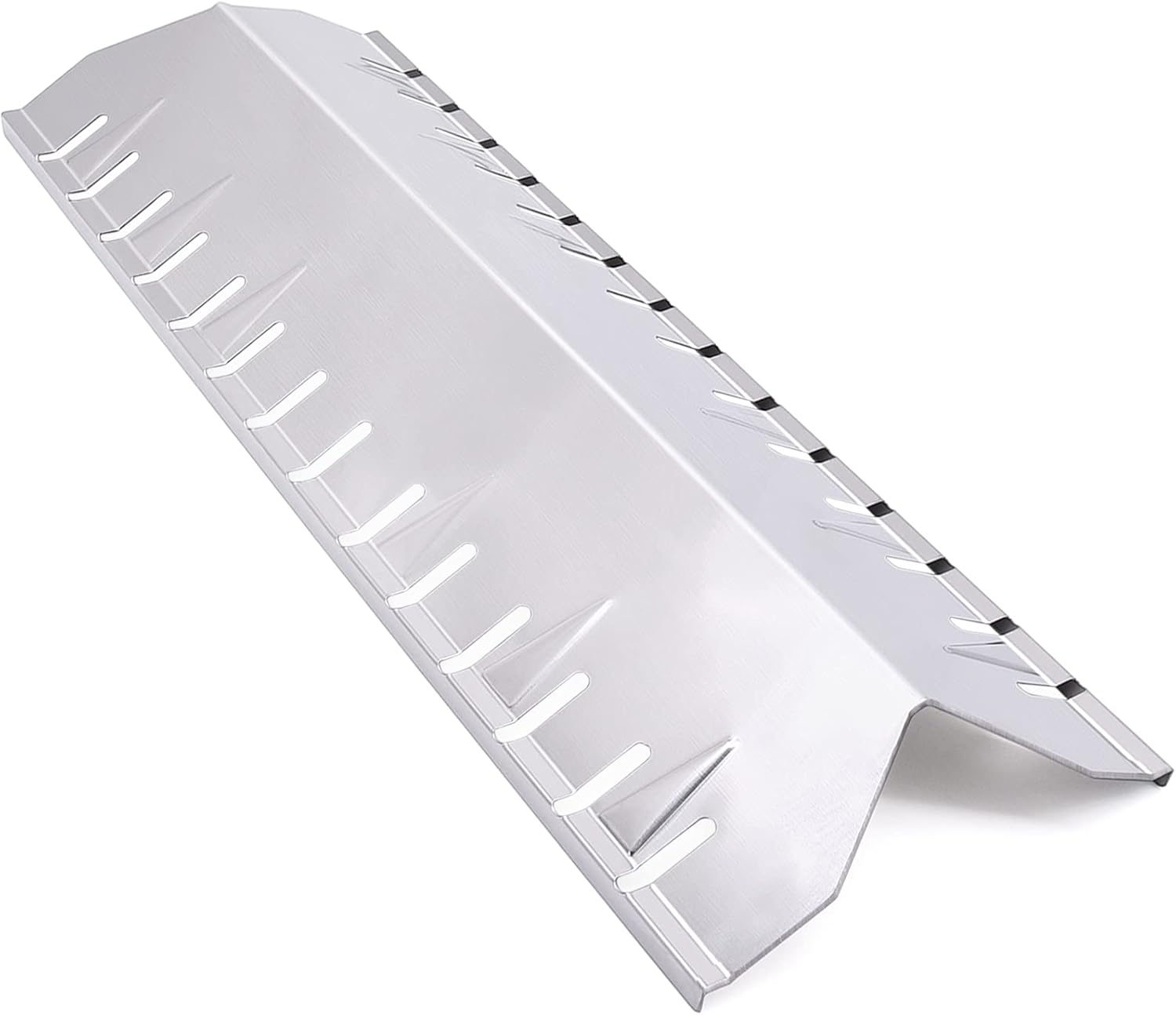 Stainless Steel Heat Shield Replacement for Master Forge 30030MSF Huntington 6301-24 30040HNT 24025HNT 6301-14 30030HNT Grill Parts, 19 9/16 Inch Grill Heat Plate Replacement for Huntington Cast Grill