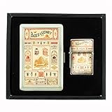 Cigarette Case Oil Lighter Gift Set Vintage Poster D-026 Bees & Honey