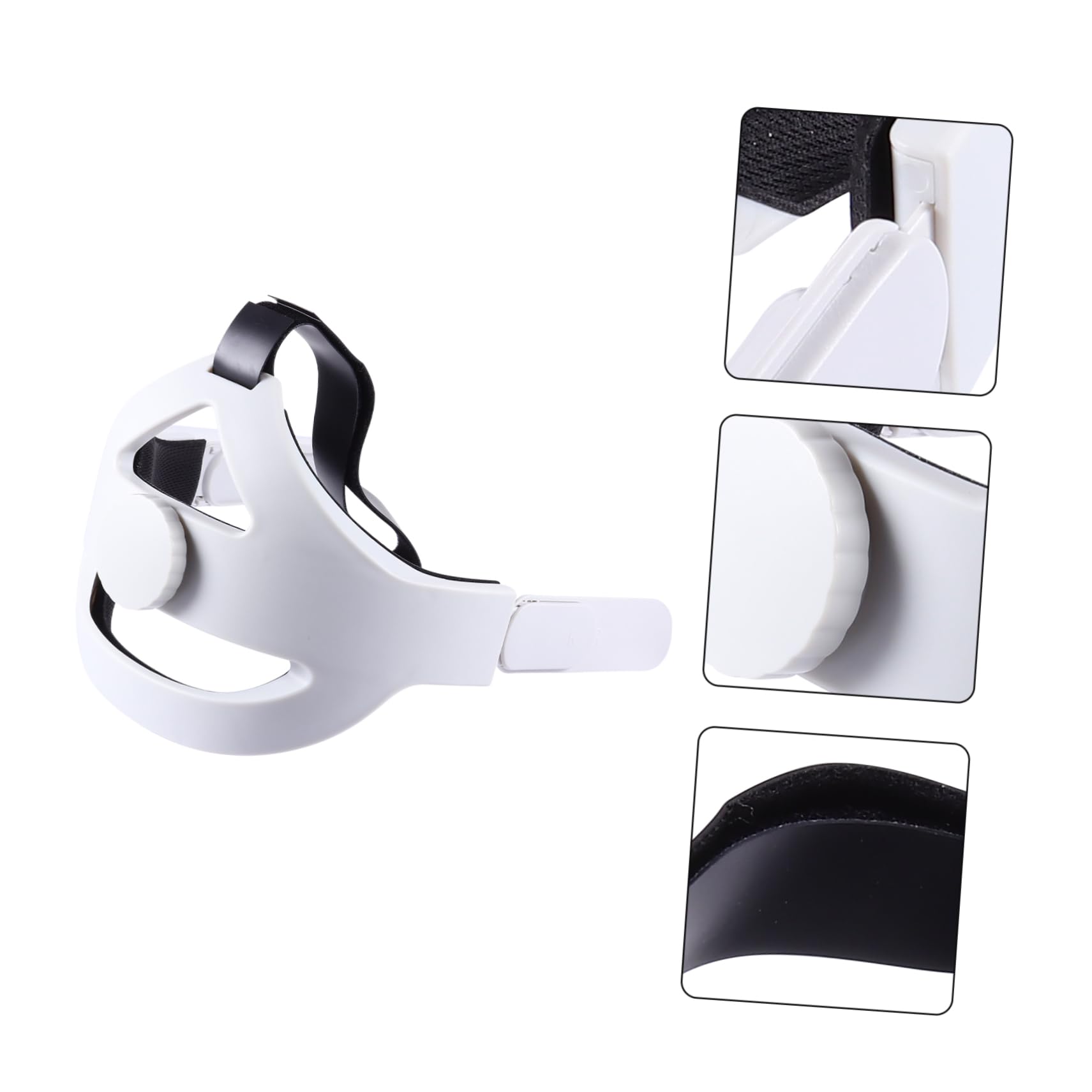 Cinturino per Testa per Visore Vr Regolabile Compatibile con Visori di Seconda Generazione Cuscinetto per Testa Antiscivolo Fascia Protettiva