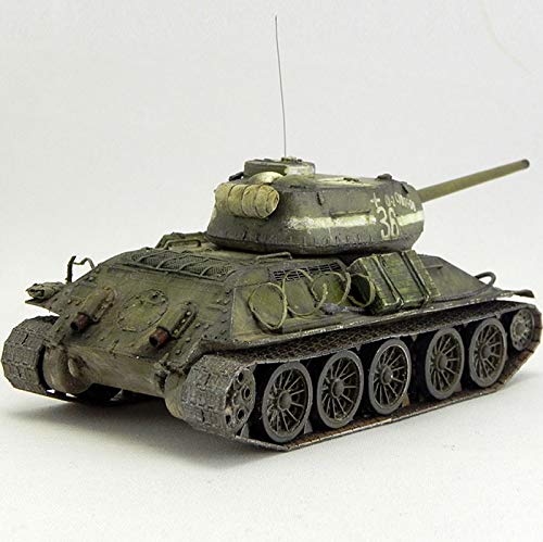 Aevvv T 34 85 Suvorov Soviet Russian Tank Model Kits Scale 1:35 - Ww2 1/35 Scale Military Models T34 Tank Building Kit Assembly Instructions In Russian Language #TOP6