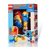 QuadPro Projector Flashlight Baby Sleep Animal Slide Show Stem Preschool Toys for Kids Toddler Toys for Boys and Girls（Blue&Yellow）
