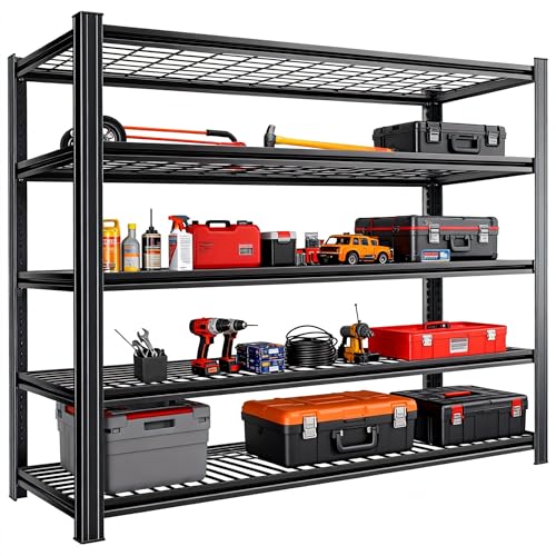 Heavy Duty 5-Tier Wire Garage Shelving Unit