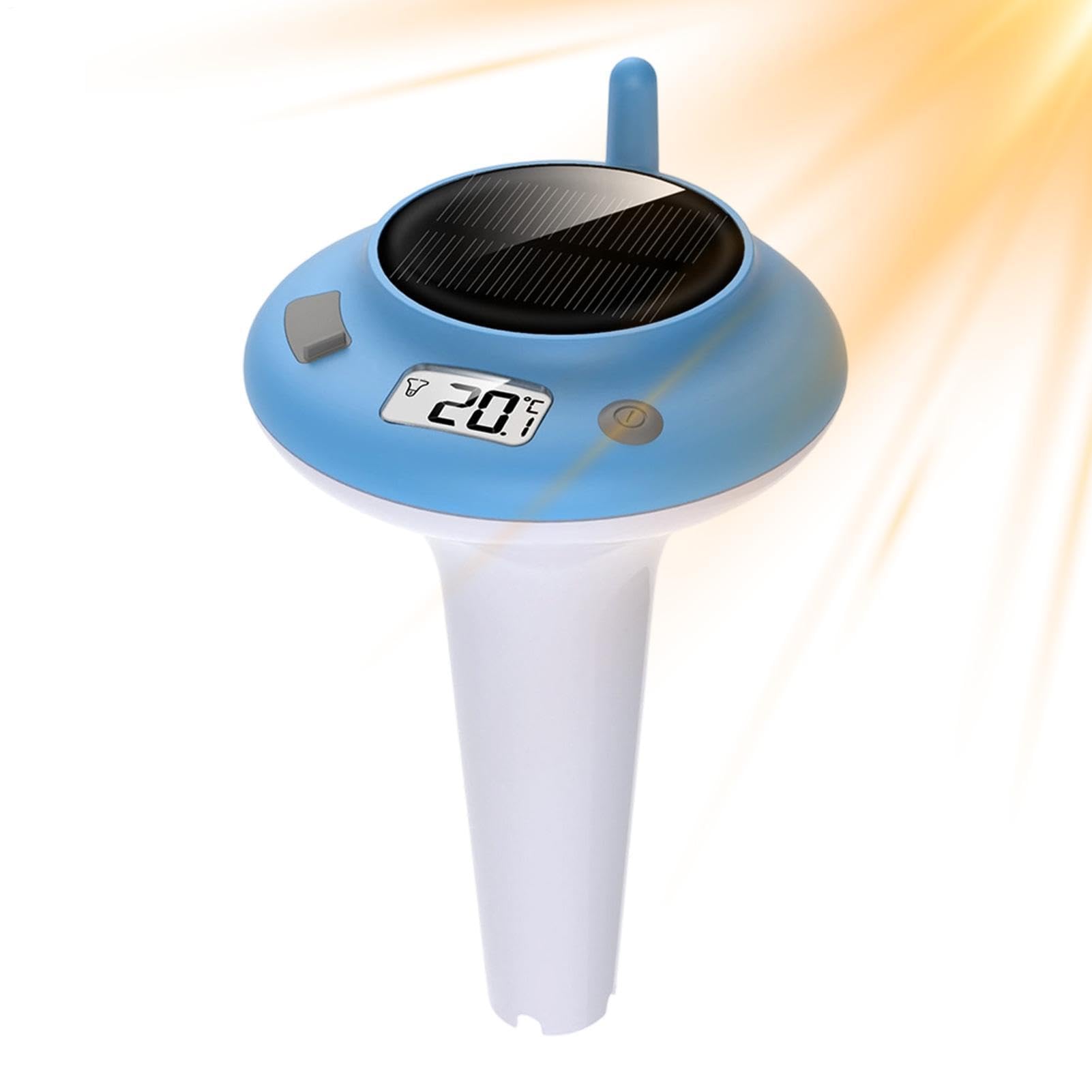 Termómetro Digital Flotante para Piscina Monitor Solar Flotante Inalámbrico