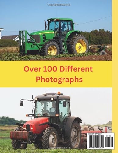 Independently Published Hands Books, Busy Picture Book Of Real Tractors: Over 100 Photographs Of Real Tractors thumb #1