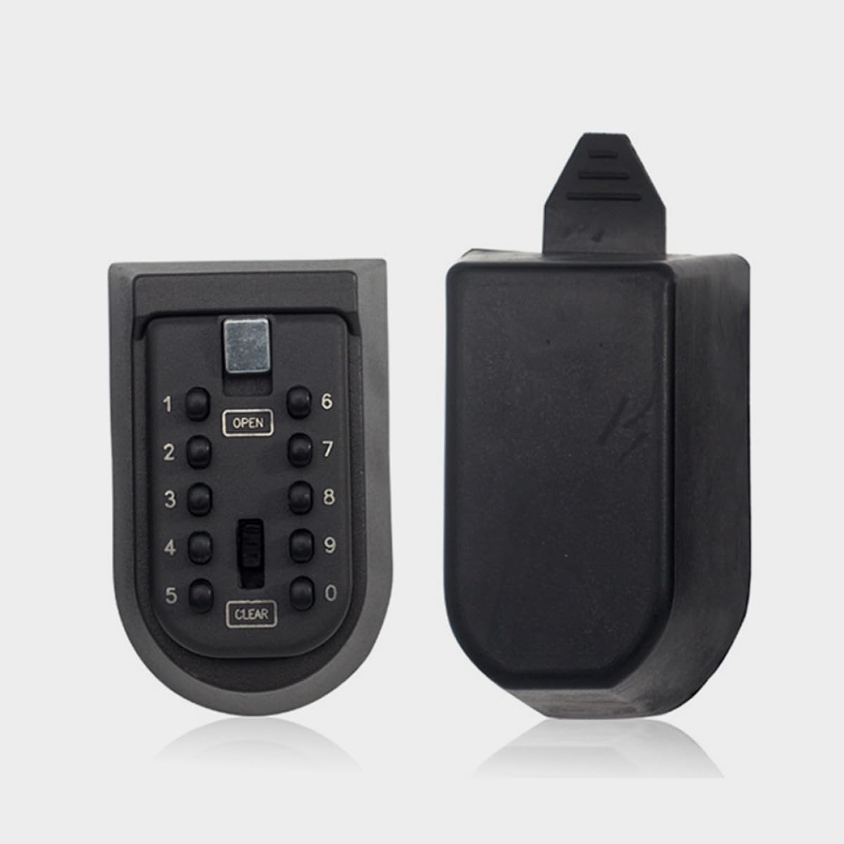 Mobestech Cassetta di Sicurezza per Chiavi a Parete in Metallo Serratura a Combinazione, Portachiavi Portatile in Abs Resistente per Uso Domestico, Ufficio, Garage e Accesso Emergenze