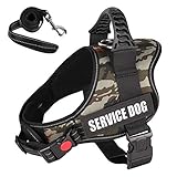 【Anti tracción y mejor control】 La correa para el pecho de nuestro arnés para perros está en el pecho y el abdomen del perro. Cuando su perro está tirando, puede colocar una correa para controlar a su perro. Cuando camine con su perro, puede usar la empuñadura de silicona en la espalda del perro, que es más suave que otros materiales y no dañará su palma. Sin estrés en el cuello del perro, sin estrangulamiento, solución ideal para tirar de su perro.
