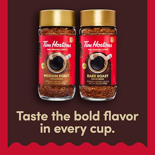 Tim Hortons Dark Roast Instant Coffee 3.5oz Jar
