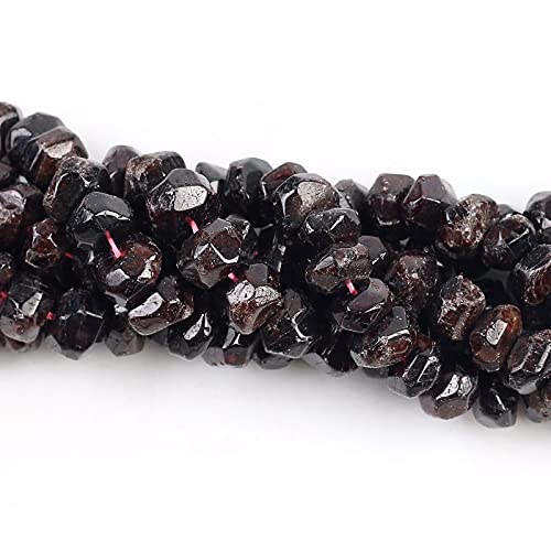 10 * 15mm Garnet Irregular Cuentas de Piedra Natural Corte Especial Genuino escaceros Sueltos Perlas for joyería Bricolaje Haciendo Pulseras