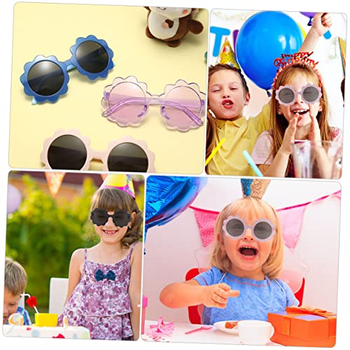 Abaodam 16 Pçs Óculos Lentes De Sol Para Niños Espejolos Para Mujer Adereços De Baile Flor Praia Cri