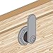 Prime-Line U 9945 Drawer and Cabinet Lock – Secure Important Files and Drawers, 1 1/8 In., Diecast Stainless Steel, Fits on 13/16 In. Max Panel Thickness (Single Pack)
