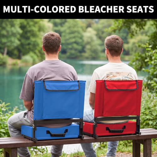Stadium Seats for Bleachers with Backs Support ＆ Wide Thick Cushion by YULUOO - Used condition - Image 8