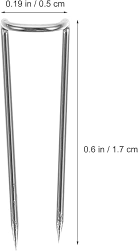 Miniatura 4 de 50 Uds. Alfileres rectos multiusos u alfileres para manualidades de costura, pasadores de horquilla, pasadores de posicionamiento de tela, pasadores