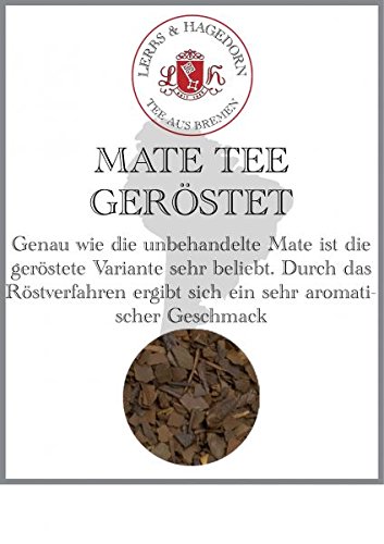 Lerbs & Hagedorn, Kräutertee Mate Geröstet | Rauchig 2kg Ca. (162 Liter) Gerösteter Mate