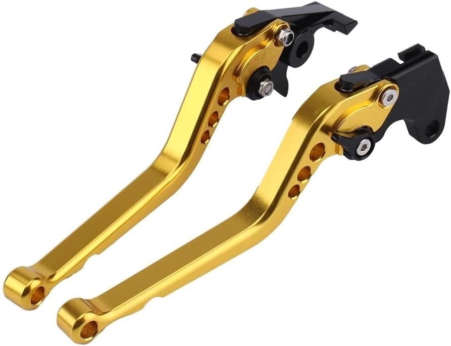 KSHSAA Adjustable Motorcycle Brake Clutch Levers for Kawasaki VN1600 Mean Streak 2004 2005 2006 CNC Lever (Color : Black)