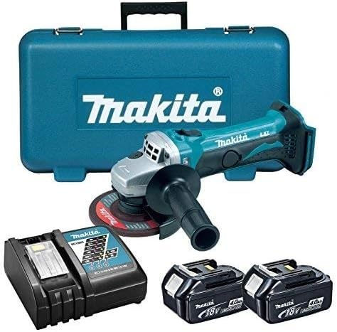 Meuleuse d'angle Diam 115 mm 18 V Li Ion 4.0 Ah avec coffret DGA452RME Makita - vue 4