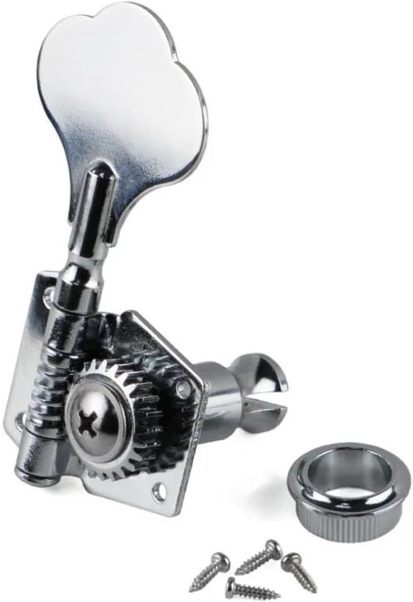 4 sztuki Vintage Open Gear 4-strunowe klucze do strojenia gitary basowej Tunery maszynowe