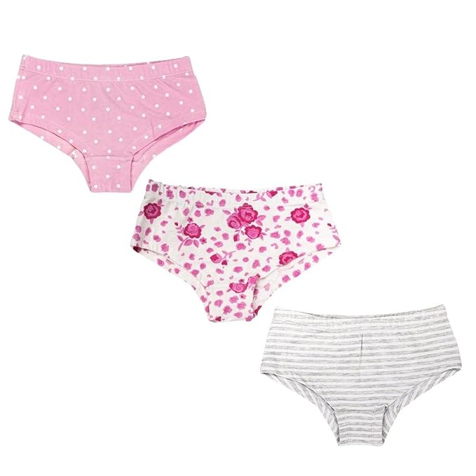 haus & kinder- Girls Premium Boy Shorts, Pack of 3