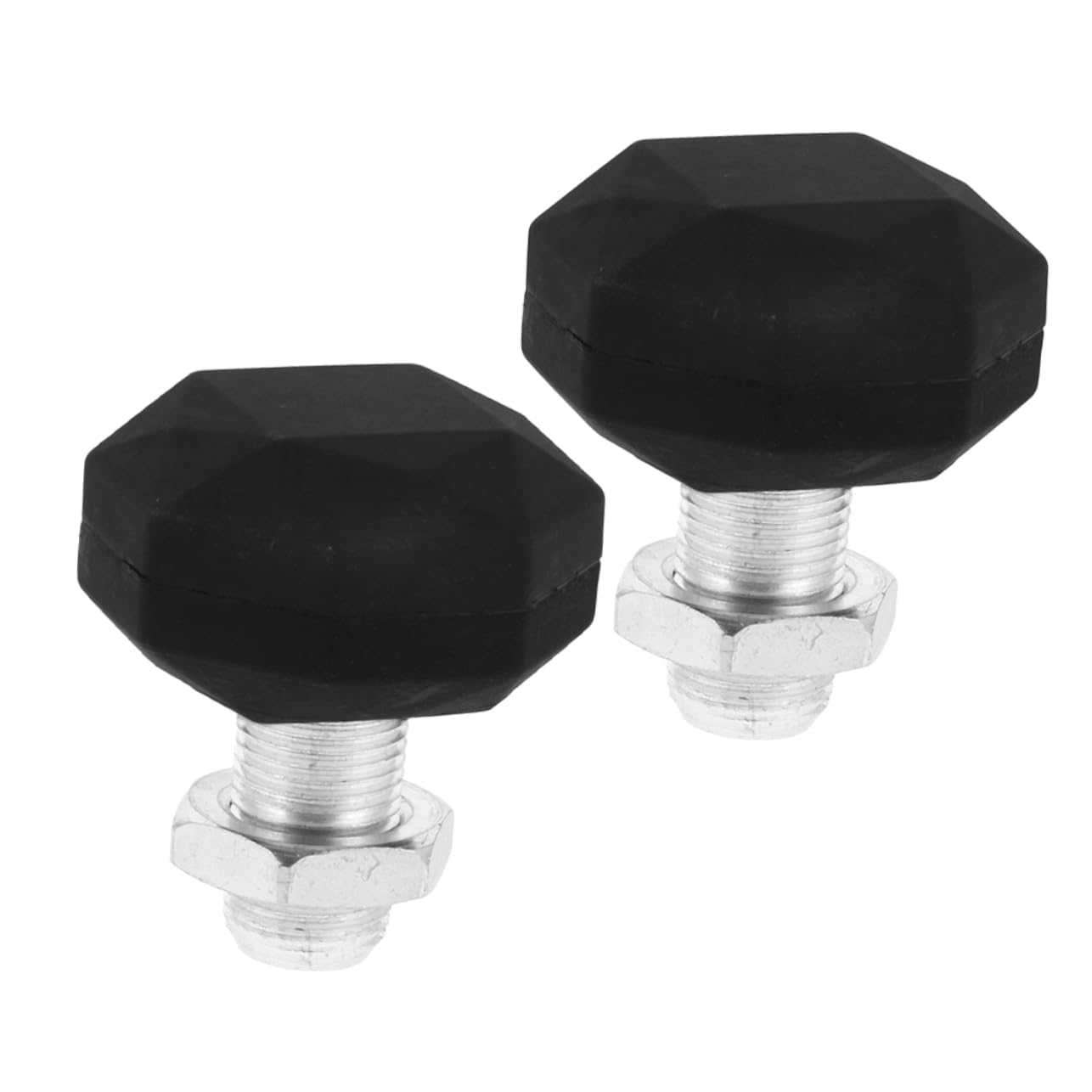 Yardwe Double Row Roller Skates Inline Skates Brakes 2pcs Rubber Brake Head Skating Part Comfortable Safe