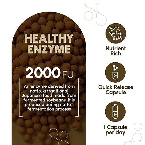 Zenavea - Nattokinase Superfood Supplement - Recommended 2000 FU Dose - 270 Vegan Capsules - 9 Months Treatment - Image 3