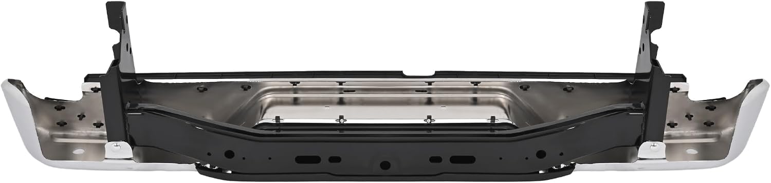 HECASA Rear Step Bumper Assembly Compatible with 2005-2021 Nissan Frontier with Rear Object Sensor, License Light NI1103127 850109BF0B-PFM Replacement Only