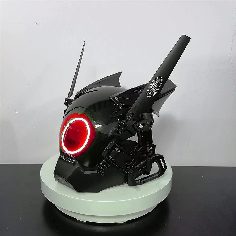 サイバーパンク アンテナ付きヘルメット マスク ディスプレイ台座付属 サイバーパンク アンテナ付きヘルメット マスク ディスプレイ
