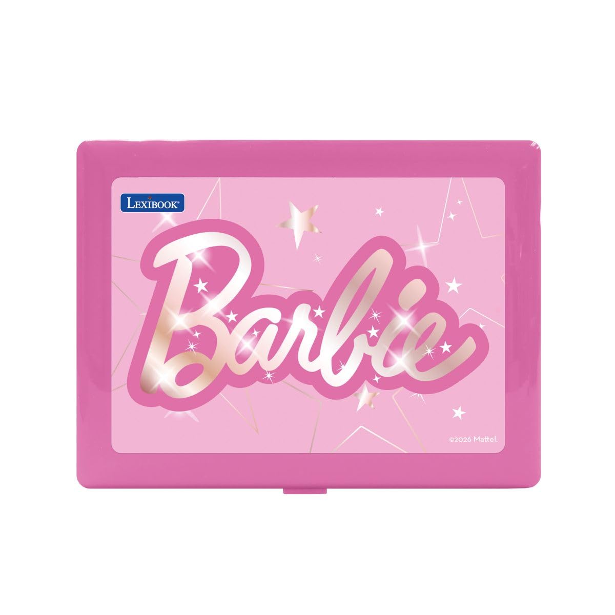 LEXIBOOK, Barbie, Laptop Educativo Bilingüe, Inglés y Español, 164 Actividades, Matemáticas, Juegos de Lógica, Modo Musical, Pantalla LCD Grande, Diseño de Barbie, Rosa, JC601BBi2