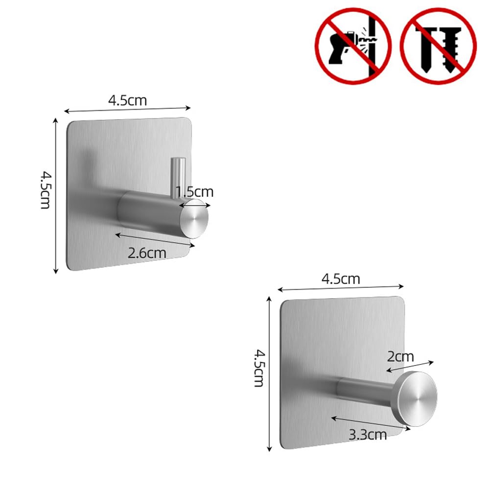 Crochet Adhesif Mural, Accroche Torchon Cuisine,Porte Serviette Salle De Bain, Pour Serviette