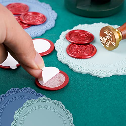 LSYGXYZ Wax Seal Silicone Pad Kit - 2 Pieces Wax Seal Pads with 40 Double Sided Adhesive Dots for Thank You Cards, Wedding Invitations Wrapping by LSYGXYZ - Image 6