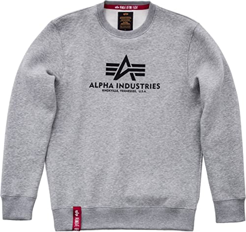 Alpha Industries Basic Sweater Camo Sweatshirt für Herren Black Camo – Ansicht 4