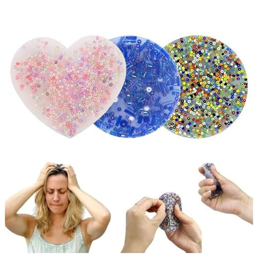 GWAWG Picky Pad, 3 Pcs Picking Fidget Toys, Juguetes de Recogida Sensorial Reutilizables para Aliviar el Estrés y la Ansiedad, Redondos en Forma Corazón para Niños Adultos