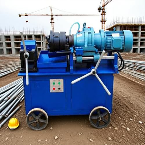 High Strength Steel Bar Thread Rolling Machine for Reinforced Concrete Projects, Hydraulic Threader Ensures Precise Threads for Structural Connections