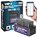 VIPO OBD2 Diagnosis de Coche Multimarca | Escáner ELM327 Original | Lector de Fallos y Errores del Motor | Herramienta de Análisis Compatible con Android y Windows